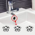 Kitchen Insert Chrome Hole Cover Cap Bathroom Basin Trim Bath Sink Hole Round Overflow Drain Cap Cover Hollow Washing Basin Ring. 