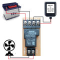 12V 40A Automatic Relay  AC Adapter to Battery Change Over Switch. 