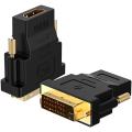 DVI male Converter DVI to HDMI 1920*1080P resolution Support for Computer Display Screen projector tv DVI 24+1 adapter HDMI adapter. 