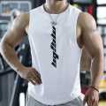 MEN'S SLEEVELESS VEST TOP TANKS SANDO FOR GYM AND EXERCISE. 