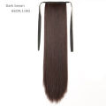 45/55/65cm Super Long Straight Clip In Tail False Hair Ponytail Hairpiece With Hairpins Synthetic Pony Tail Extensions. 