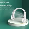 Neck Fan Portable Bladeless neck fans rechargeable USB Cooling Fan Super Strong hanging neck fan Portable Personal Fan Super Quiet Fan Dual Cooling Fan Summer Fan for Outdoor Sports Home Office Travel. 
