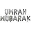 UMRAH MUBARAK FOIL BALLOON SET IN GOLDEN COLOR. 