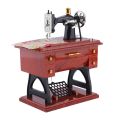 Mini Musical Treadle Sewing Machine Showpiece Best For Home Decoration Size: Height: 16cm Width: 8cm Length: 13.6cm. 