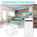 WiFi Smart Plug, JOMARTO Smart Socket Compatible with Google Home and IFTTT, Mini Smart Plug Outlet Remote Controlled with Timer Function by iOS/Android Device, No Hub Required 2 Pack. 