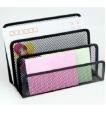 6in1 Desk Organizer Table Set Pen Stationery Holder Stand & Letter Tray story Tier Metal Mesh. 