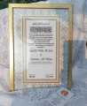 Nikkah certificate with frame wedding accessories and gifts. 