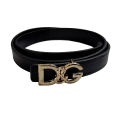 ladies belt in black d&g logo belt easily wear able  on weddings functions parties. 