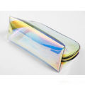 HAN Holographic Cosmetic Bag Transparent Makeup Case Pouch Toiletry Travel Organizer. 