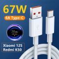 Original Xiaomi 67W 55W 33W USB Type C Turbo Charger Cable For Mi 6A Type-C Fast Charging Data Cable Fast charging, Fast transmission, Stronger compatibility Mi Turbo Charge Type C Cable. 