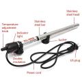 XILONG AQUARIUM AUTO HEATER FISH TANK & POND HEATER STAINLESS STEEL 500W. 