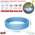 Bestway 3 Ring Inflatable PVC Swimming Pool Collection for Kids, Summer Fun & Water Games for Children, 3 feet, 4 foot, 5 ft & 6 foot Swimming Pool Size, 51025, 51026, 51027, 51005, 51008, 51009, 51144, 51145 Imported Best Way High Quality Air Home Pools. 