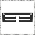 Sports Trophy Medal Display Stand Personalised Medal Display Hanger / Acrylic Medal Hanger Black. 