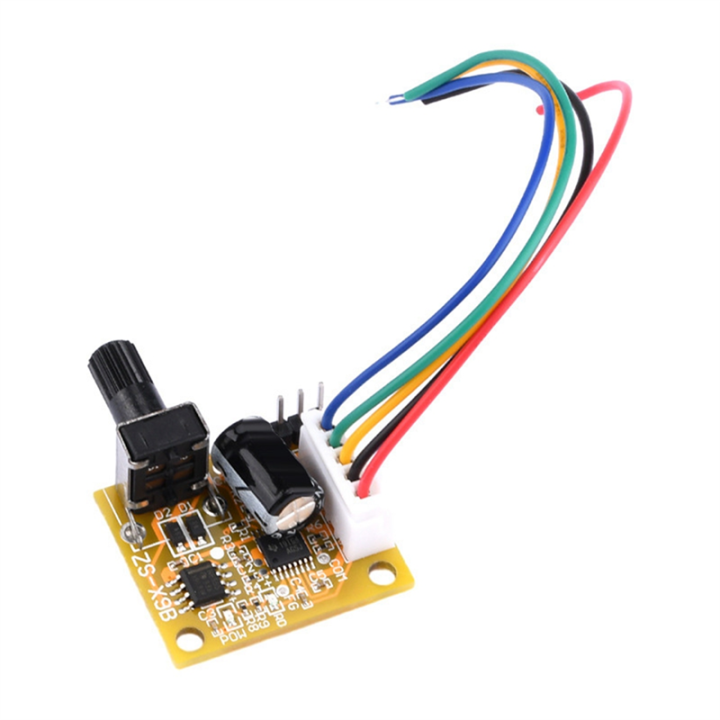BLDC 3-Phase Brushless Motor Driver DC5V-15V 2A 15W DC Motor Speed Controller Sensorless Board Module Power Supply Easy Install