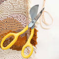 Duckbill Scissors | Curved Embroidery Scissors | Manufacture Of Pelican Decals 7.1×3inches Duckbill Blades, Scissors Bent, Handles Shifted, Bent For Embroidery. 