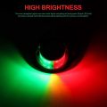 12V Navigation Lights LED Zinc Alloy Bow Light Marine Boat Red Green. 