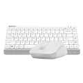 A4Tech FG1112S FSTYLER  Wireless Keyboard & Mouse Combo Set - Silent Clicks Mouse - Black/White. 