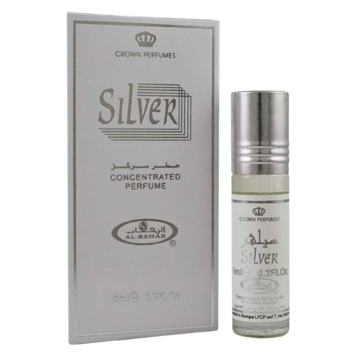 Al Rehab Silver 6ML Roll On Perfume Oil