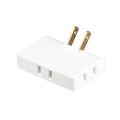 YOGA 2-prong Rotatable Socket Converter 180 Degree Extension Plug Adapter Foldable US Plug Adapter 3 Way Wall Outlet Extender. 