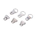 Pack Of 10 Picture Frame hook - D Ring Picture Hangers with Screws for Hanging Clock, Paintings, Artwork, 1 hole photo frame hook. 