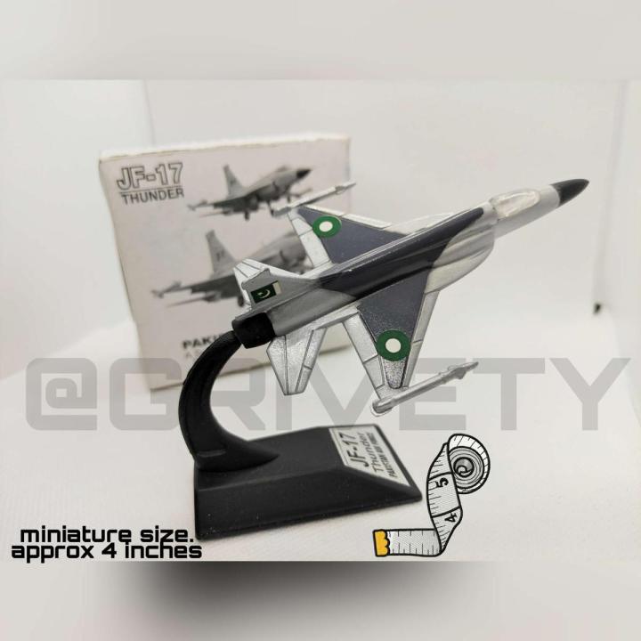 JF-17 / JF17 THUNDER DIECAST PLASTIC model for home & office decoration. Miniature size.