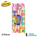 Success Fusion XXL Lollipop - 12 Assorted Flavors Premium Lollipop Candy Box for Kids Boys & Girls - Perfect Gift for Girls & Boys Birthday Parties, Events, Festivals, and Occasion. 