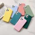 Taoyunxi Candy Colors Case iPhone 11 12 Pro Max 6 7 Plus XR XS XS MAX SE 2020 Liquid Silcone Phone Case. 