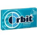 WRIGLEY'S ORBIT Extra Wintermint sugarfree chewing gum  (14 pieces). 