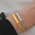 Customize hand bracelet for girls women and boys name hand chain bracelet. 