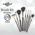 Christine Small Brush Kit Set - 9 Pieces. 
