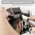 2 in 1 Barber Comb for Hair Cutting, Professional Fade Combs, Heat Resistant Clipper Comb, Curved Positioning Flat Top Hair Styling Comb for Men for Salon, Home, Travel. 