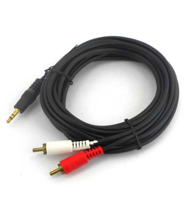 Branded%20New%203.5mm%20PC%20Aux%20Stereo%20To%20Dual%202%20RCA%20Audio%20Cable%20MaleMale%205%20Meters%20-%20Image%203