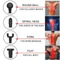 Deep Tissue Massager Rechargeable Relaxation Machine for Muscle For Pain Relief, Handheld Body Massager For Unisex - Black. 