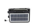 KTF-1646 Solar Charging Wireless Portable Radio Speaker with Flashlight | Retro 8 Band AM FM SW Radio Bluetooth Speaker USB TF Card Support | Emergency Power Backup Mini Generator LED Lamp Outdoor Camping Survival Device Rechargeable Battery Crank Options. 