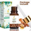 Pure Essentials Argan Oil - 100% Pure & Natural for Skin, Acne, Hair, Beauty - Herbal & Natural Oil for Healthy Skin & Hair - Skin Care Face Glow. 