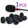 Black Foam Windscreen for Gooseneck Condenser podium microphone Windscreen Foam Cover for Microphone Pop Filter,. 