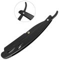 Shaving Barber Tools Hair Razor (Black), Professional Adjustable Painless Safety Razor Ustra for Men Personal and Salon Use (Pack of 1), Folding Razor Stainless Steel Single and Compatible Sharp Practical. 