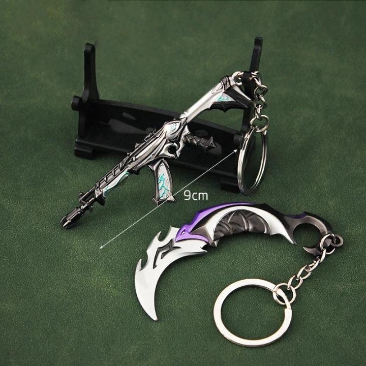 Valorant Melee Reaver 2.0 Karambit Knife M4 Peripheral Rotatable Knife Alloy Samurai Model Gift Toys Game