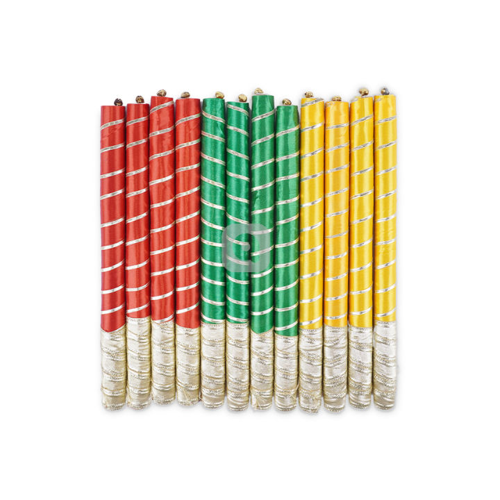 6%20Pairs%20Of%20Colorfully%20Dandiya%20Sticks%20For%20Mehndi%20Dancing%20Functions%20-%20Image%202