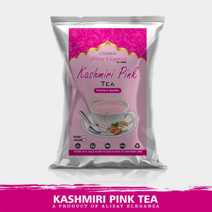 KASHMIRI CHAI , PINK TEA OR GULABI TEA OR NOON CHAI 50 Grams