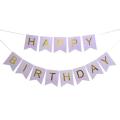 Purple Happy Birthday decoration set ( Including Birthday Banner + 30 Balloons +5 Pc Filled Confetti balloons Birthday & Party Items Birthday Themes -Birthday Decoration -Birthday Theme For Boy/Girl -Birthday Accessories & Party Celebrations. 