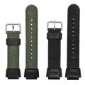 18mm Nylon Watch Strap for Casio for G-SHOCK 00H Black Green Bracelet SGW400 F91W F84 F105/108/A158/168 AE1200/1300 Men Bands. 