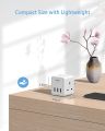 TESSAN USB Charger Double Plug Adapter 3 pin Plug Wall Socket , 2 Way Charger Surge Protector 13A Cube Multi Plug Extension USB Socket,USB C Charger Power Socket Extension USB Adapter Plug with 3 USB and 2 AC Outlets for Home, Office, Travel,Kitchen. 