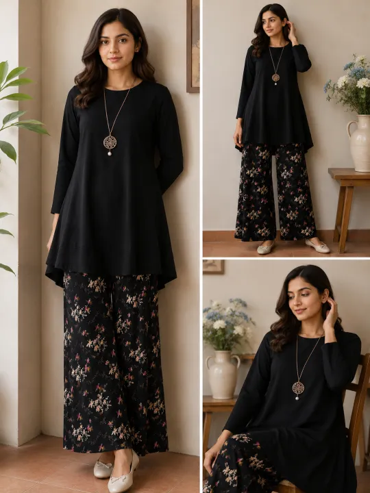 2Pc%20Stitched%20ladies%20dress%20-%20Trendy,%20Comfortable,%20linen%20dress%20Easy%20to%20Wear%20casual%20dress%20,%20dress%20for%20ladies%20-%20Image%204