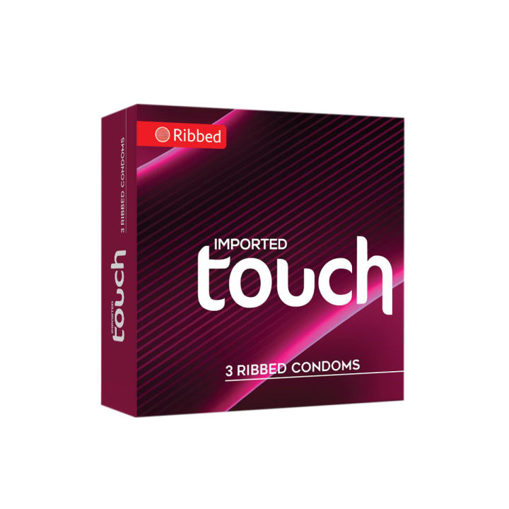 Touchh Ribbed - Pack of 3