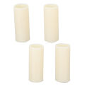 4 Pcs 9/16in ID Trailer Leaf Spring Bushings 722106 Nylon Trailer Axle Shackle Bushings for 1‑3/4 Inch Wide Binocular Spring Equalizer. 