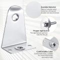 Metal Hold Down Brackets and Pins, Blind Brackets Blind Holder Replacements for Horizontal Blind Shades Window. 