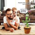 Kids Cute Dancing and Talking Cactus Toy With Talk Back Function. 