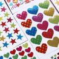 Diary Decoration School Supplies Paper Stick Label Glitter Scrapbooking Love Children's Stickers Teacher Praise Stickers Decorative Stickers Award Stickers. 