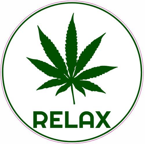Weed Sticker - Sticker for Laptop - Sticker for Mobile - 3x2 inches